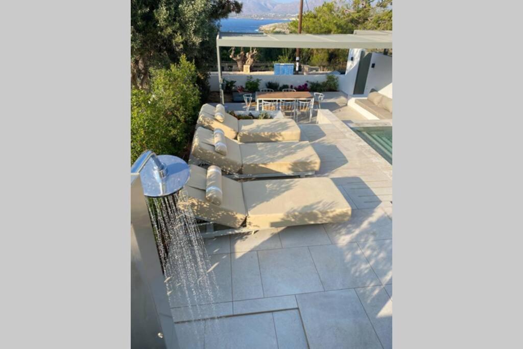 Chania Living Stories Villa With Piano Extérieur photo