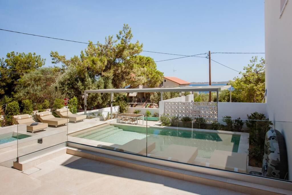 Chania Living Stories Villa With Piano Extérieur photo
