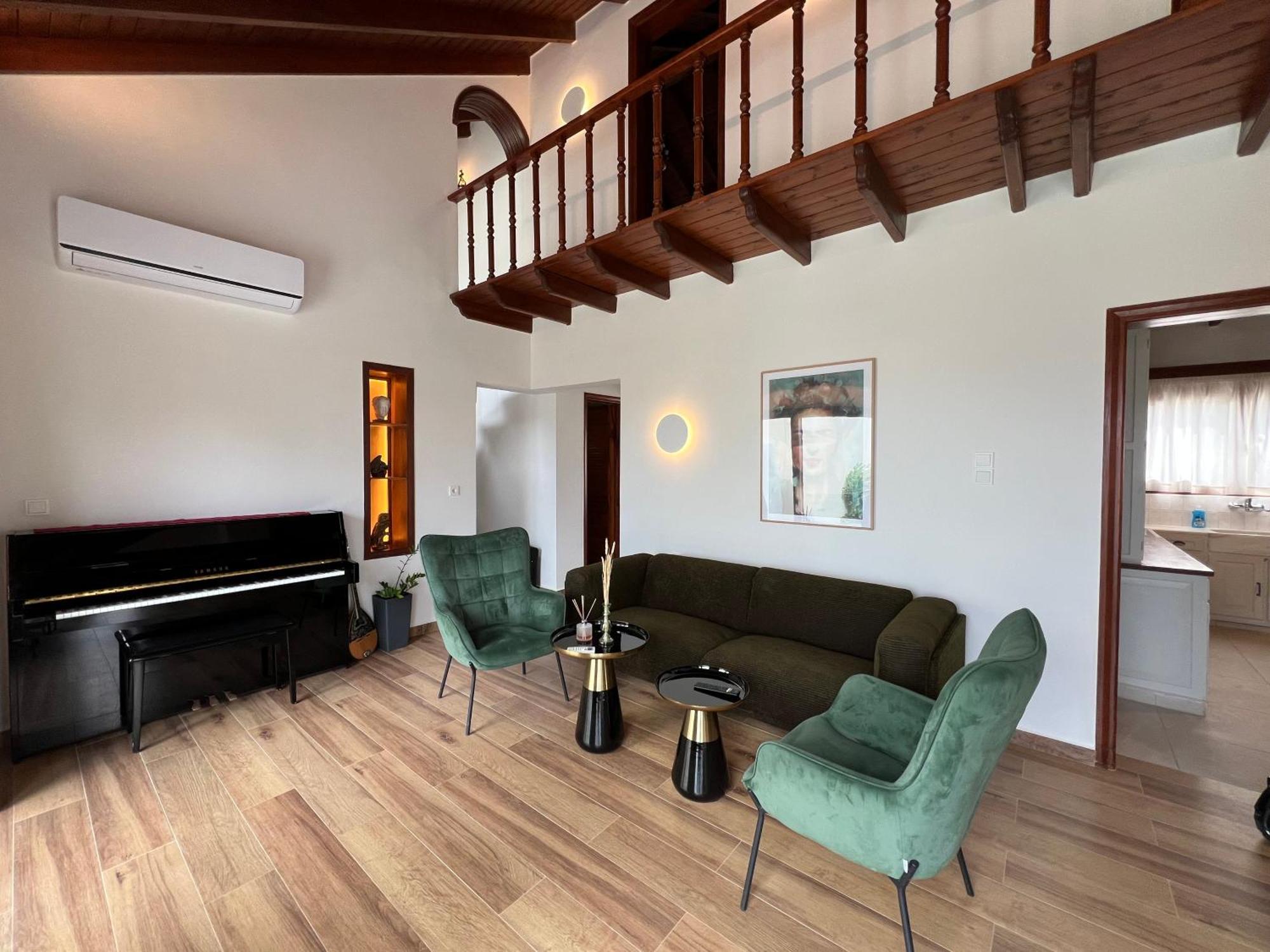 Chania Living Stories Villa With Piano Extérieur photo